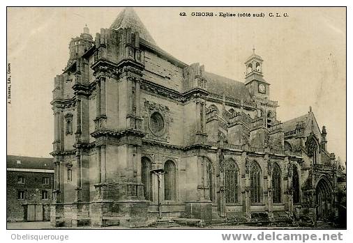 27 GISORS EGLISE ET MAISONS VOISINES CLC N ° 42 - Gisors