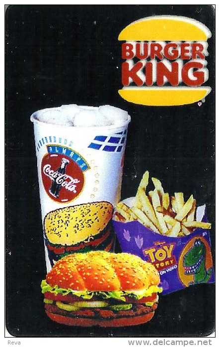 UNITED STATES USA 10 MIN BURGER KING COCA COLA LOGO HAMBURGER FOOD MINT READ DESCRIPTION  !! - Autres & Non Classés