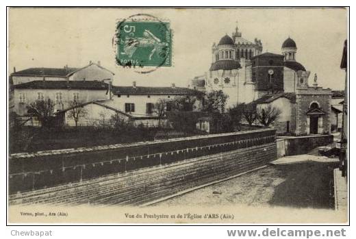 Vue Du Presbytère Et De L´Eglise D´Ars - Ars-sur-Formans