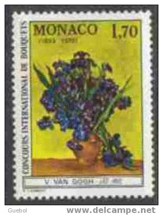 Monaco Peinture Impressionnisme N° 1162 ** Fleur - Bouquet - Peinture De Van Gogh , Les Iris - - Impressionisme