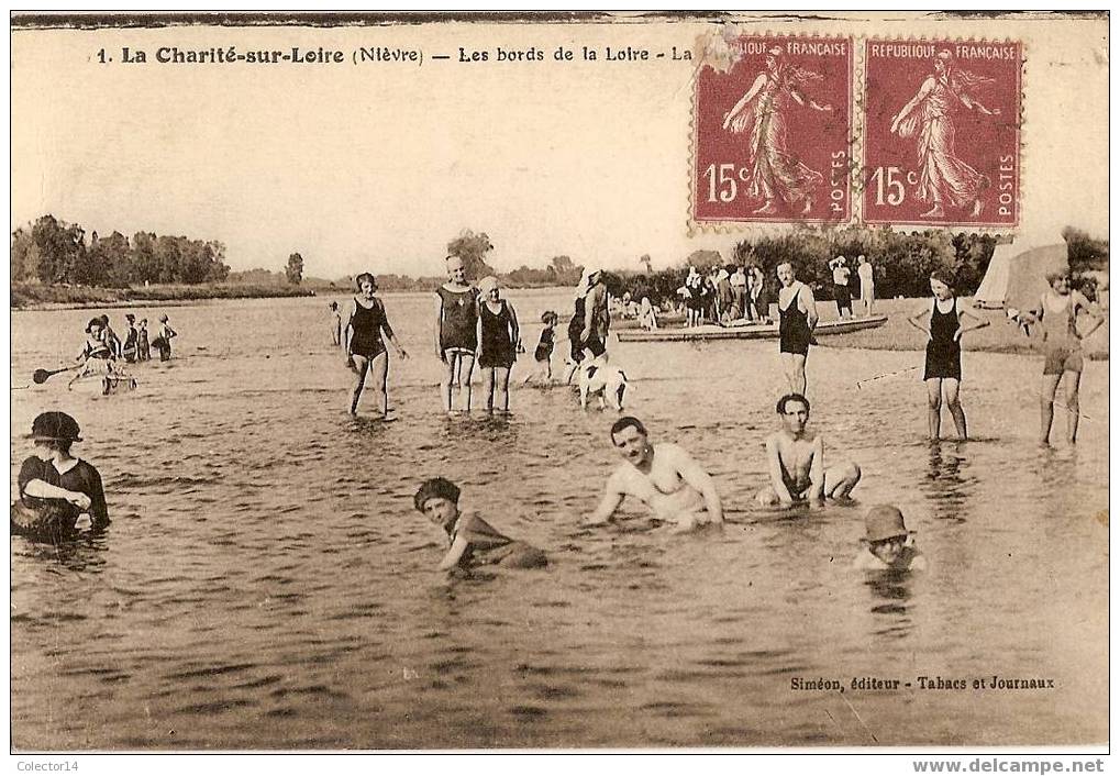 LA CHARITE SUR LOIRE LES BORDS DE LA  LOIRE - La Charité Sur Loire