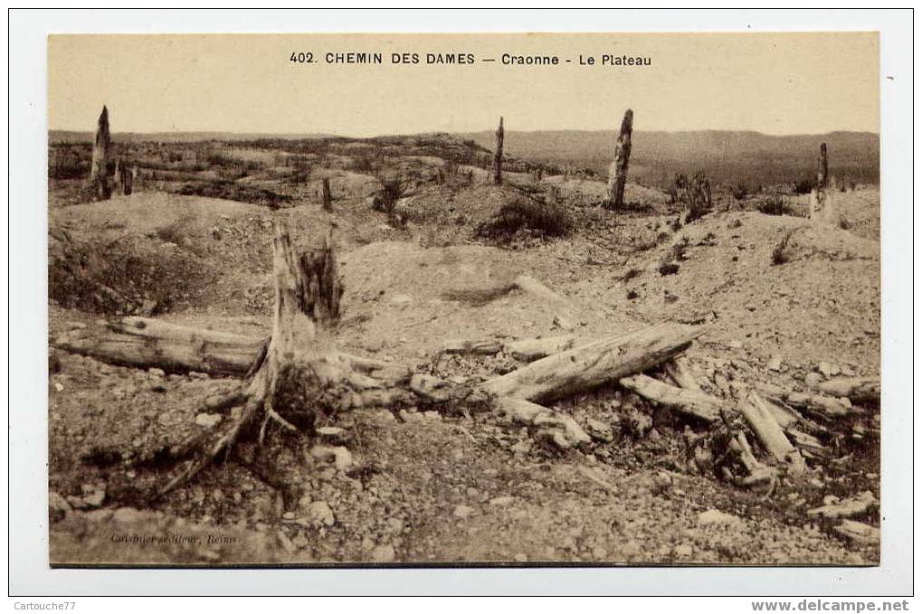 J38 - CRAONNE - Chemin Des Dames - Le Plateau - Craonne