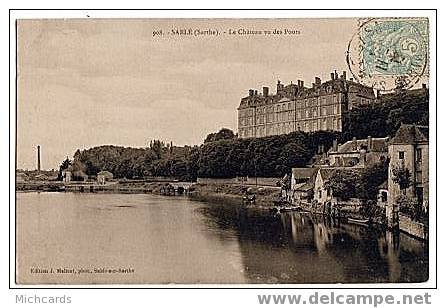 CPA 72 SABLE - Le Chateau Vu Des Ponts - Sable Sur Sarthe