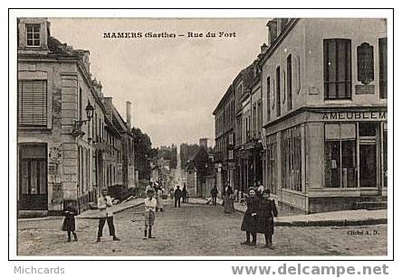 CPA 72 MAMERS - Rue Du Fort - Mamers