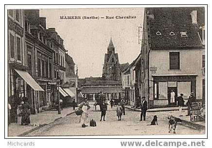 CPA 72 MAMERS - Rue Chevalier - Mamers