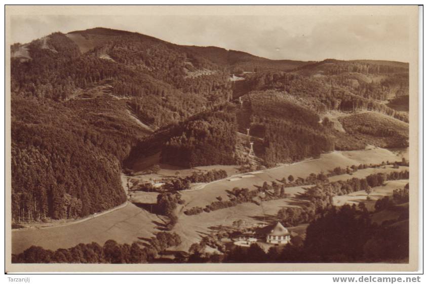 CPA De Schwebebahn A. D. Schauinsland 1286m ü M., B. Freiburg Im Breisgau. Station De Ski - Aalen