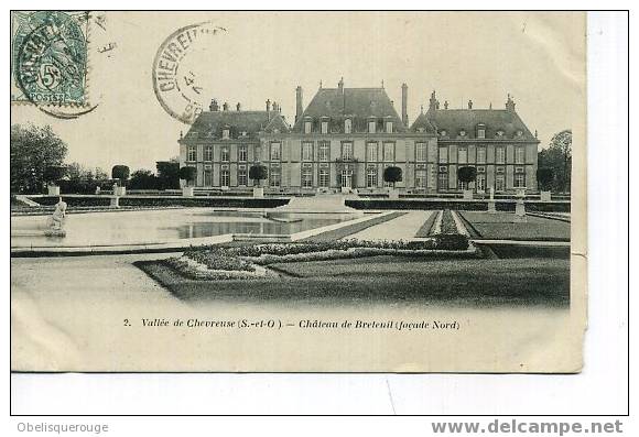 78 CHEVREUSE CHATEAU DE BRETEUIL  1903 OU 5 - Chevreuse