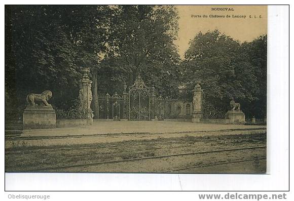 78 BOUGIVAL PORTE DU CHATEAU DE LANCAY C L C  AVANT 1904 - Bougival