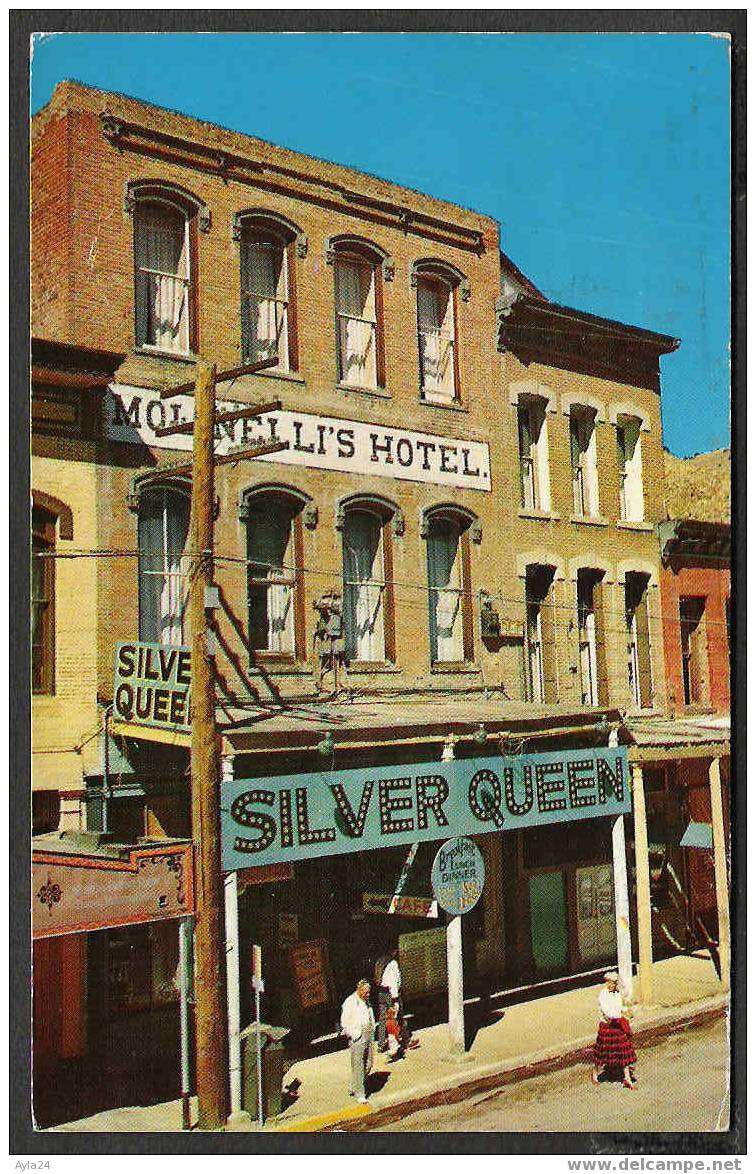 CPSM   Virginia City  TIMBRE   XX Jeux Olympiques D'été 1972 Munich  Silver Queen  Hôtel à Voir - Autres & Non Classés