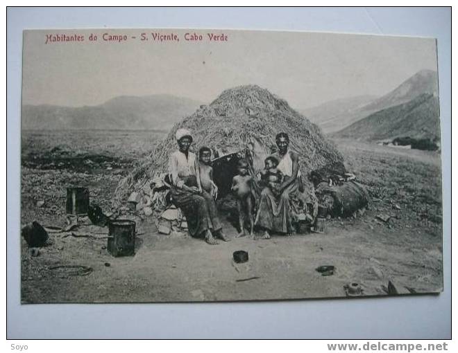 S. Vicente Cabo Verde Habitantes Do Campo - Cap Verde