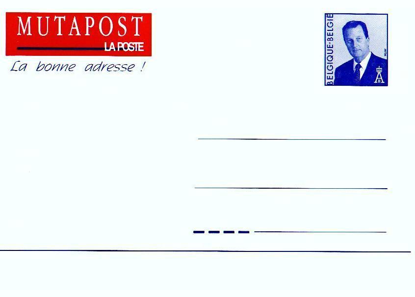 B01-140 42000 CA BK - Carte Postale - Entiers Postaux - Mutapost - Français - Changement D'adresse De 1996 - Avis Changement Adresse