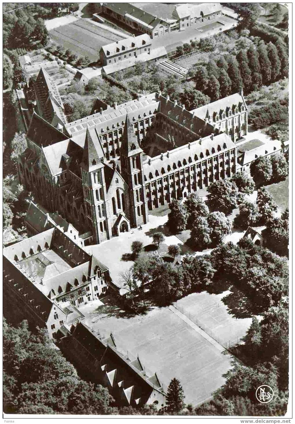 Abbaye De Maredsous - Vue Aérienne De Côté - Anhée