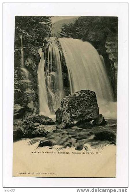 -  ENVIRONS DE GRNOBLE . SASSENAGE , CASCADE DU FURON - Sassenage