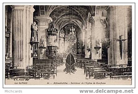 CPA 73 ALBERTVILLE - Interieur De L Eglise De Conflans - Albertville