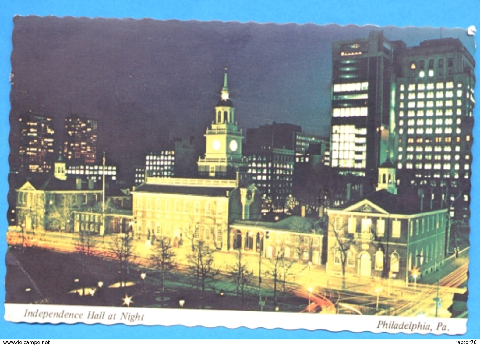 9) CPM Etats Unis PHILADELPHIA  Independence Hall At Night - Philadelphia