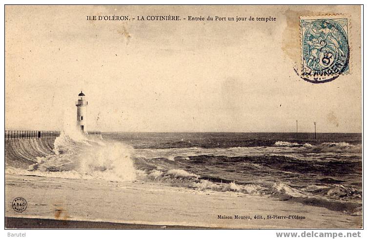 LA COTINIERE - (Île D´Oléron) - Entrée Du Port Un Jour De Tempête - Saint-Pierre-d'Oleron