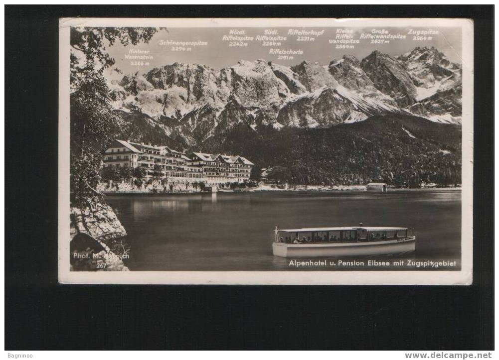 ZUGSPITZE Postcard GERMANY - Alpinisme