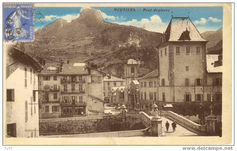 Cpa 1135 - MOUTIERS - Pont De Pierre (73 - Savoie) - Moutiers