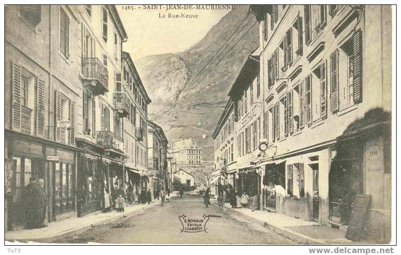 Cpa 1136 - St JEAN De MAURIENNE - La Rue Neuve (73 - Savoie) - Saint Jean De Maurienne