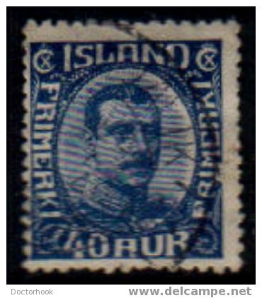 ICELAND   Scott   #  124   F-VF USED - Gebruikt