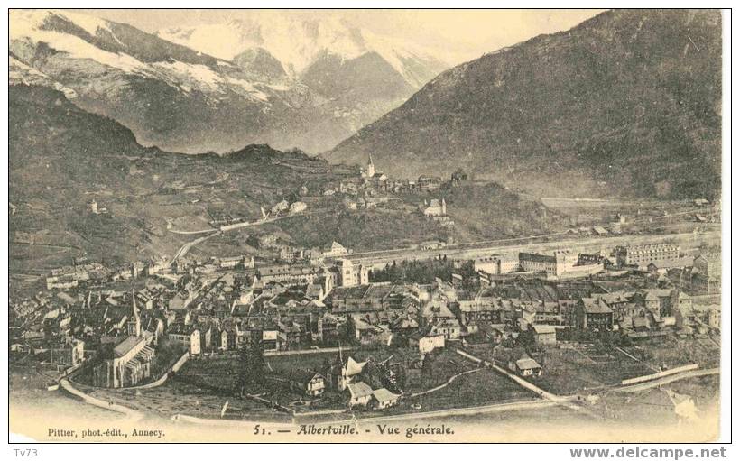 Cpa 1140 - ALBERTVILLE - Vue Générale (73 - Savoie) - Albertville