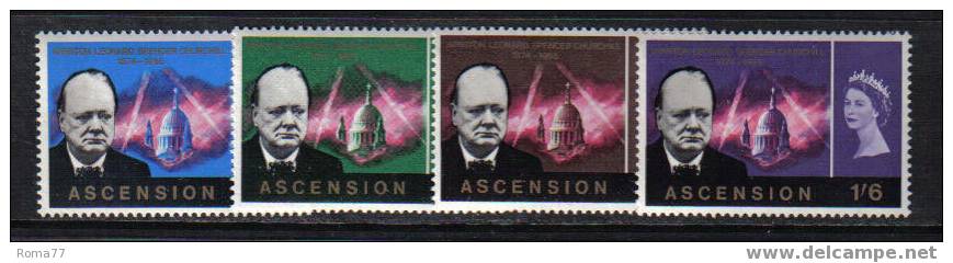 52 - ASCENSION , Winston Churchill : N. 97/100  *** - Sir Winston Churchill