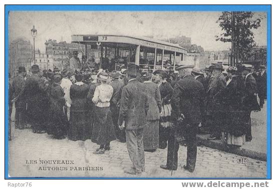 11) REPRODUCTION CPA Neuve 75 PARIS  Les Nouveaux Bus Parisiens - Transporte Público