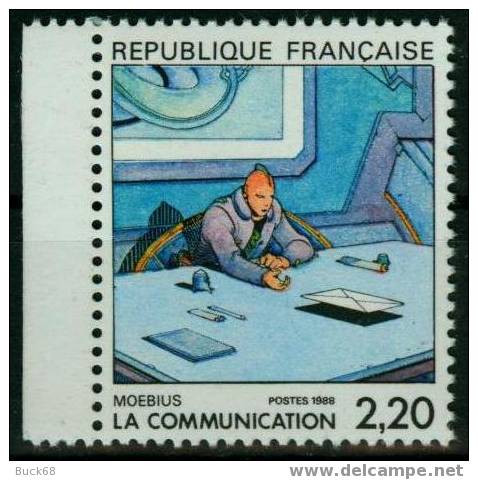 FRANCE 2507 ** MNH La Communication Vue Par MOEBIUS COMIC COMICS BD BEDE Science-fiction Sf - Bandes Dessinées