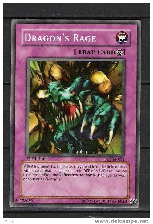 Dragon´s Rage. - Yu-Gi-Oh