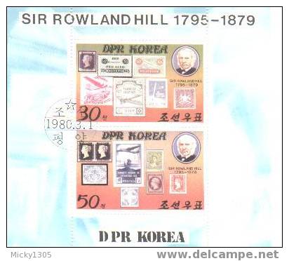 Block Gestempelt / Miniature Sheet Used (B530) - Rowland Hill