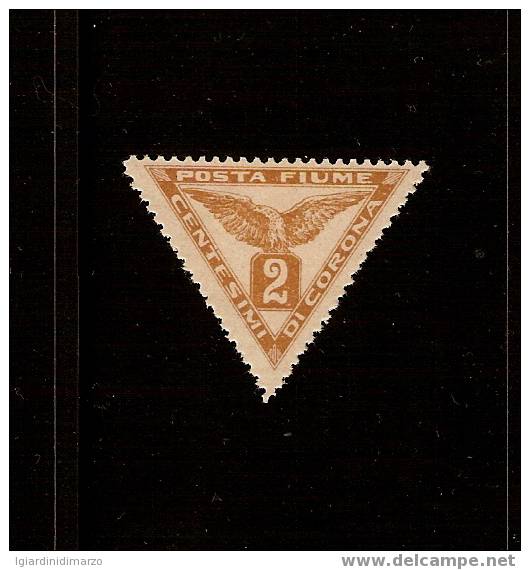 FIUME - 1919 Francobolli Per Giornali - Valore Nuovo S.t.l. Da 2 C. Bistro I° Tipo - In Buone Condizioni - DC0434. - Fiume