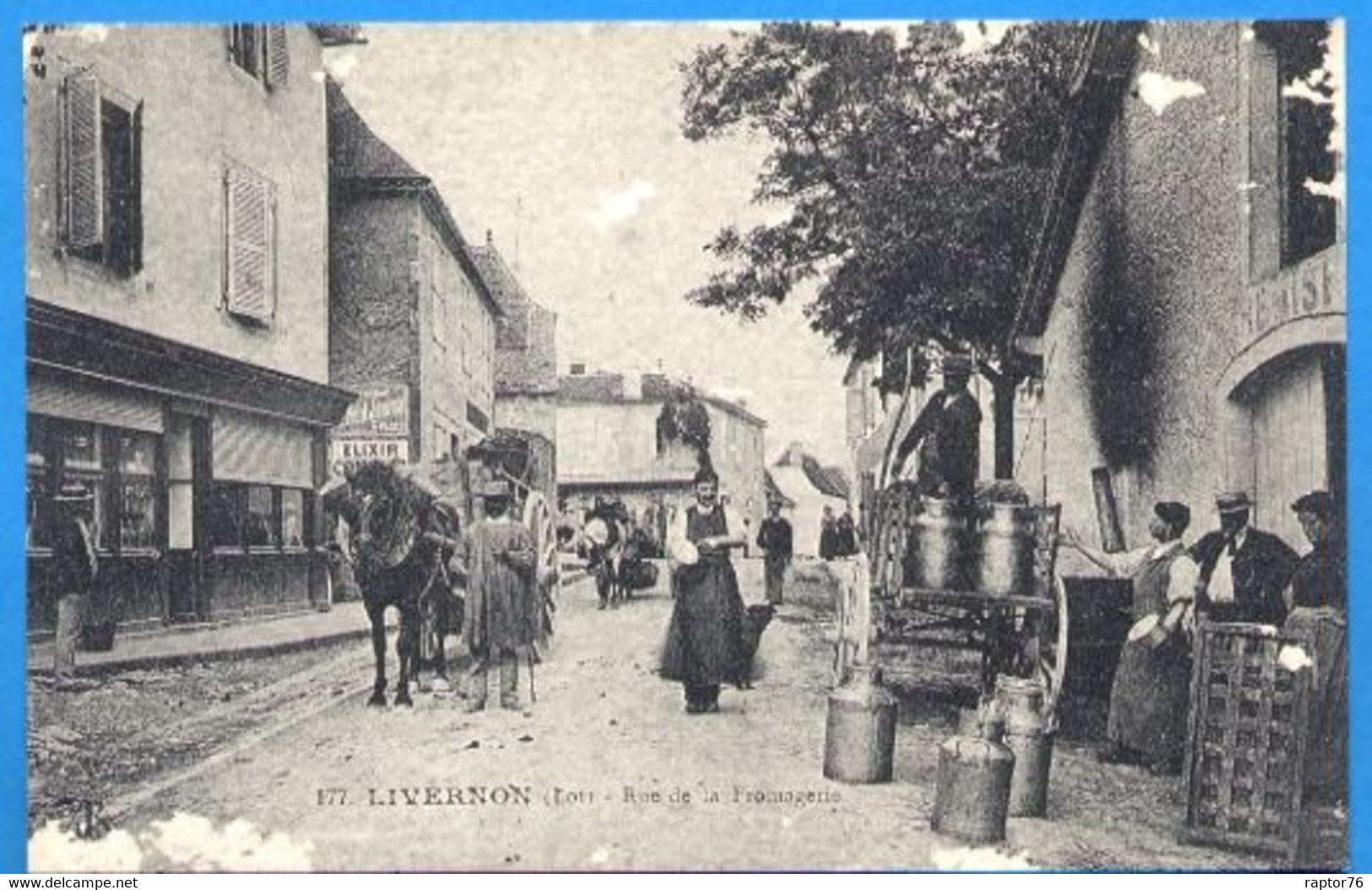 11) REPRODUCTION CPA Neuve 46 LIVERNON Rue De La Fromagerie - Livernon