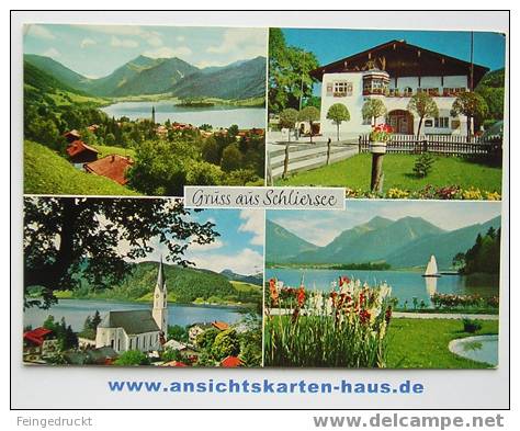 D 3953 - Gruss Aus Schliersee - Schöne Color MBk, 1963 Gel. - Schliersee