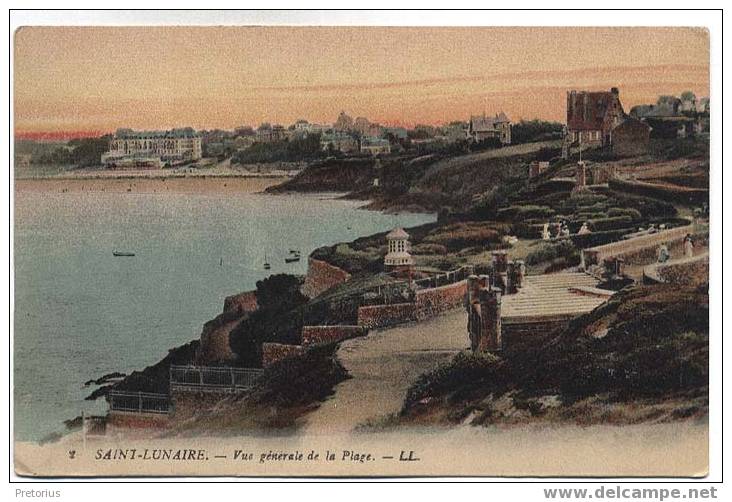 *** DEPT 35 . SAINT-LUNAIRE / VUE GENERALE DE LA PLAGE *** - Saint-Lunaire