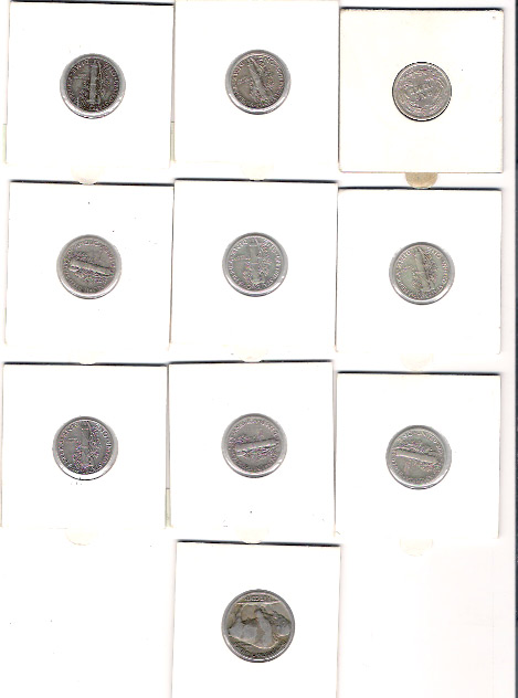 Lot De 10  Monnaies USA  Divers  1900 à 1948 - Sonstige – Amerika