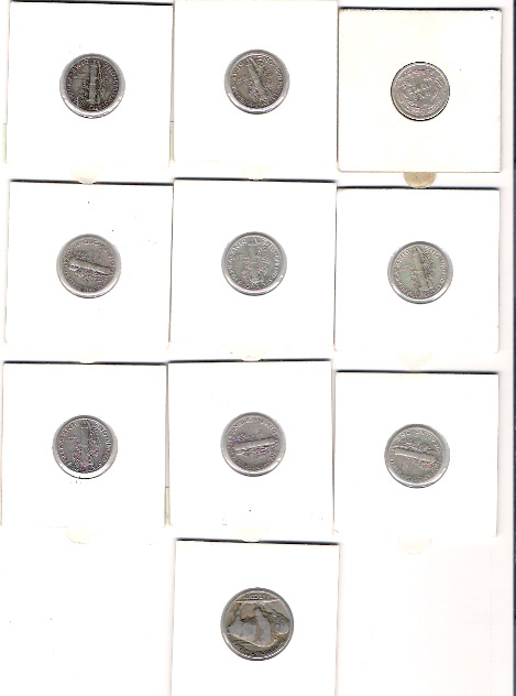 Lot De 10  Monnaies USA  Divers  1900 à 1948 - Andere - Amerika