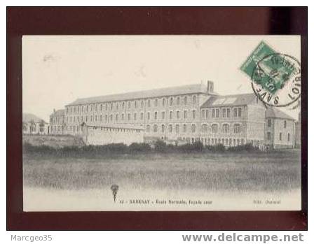 010976 Savenay école Normale Façade Cour édit.durand N°12 Belle Carte - Savenay