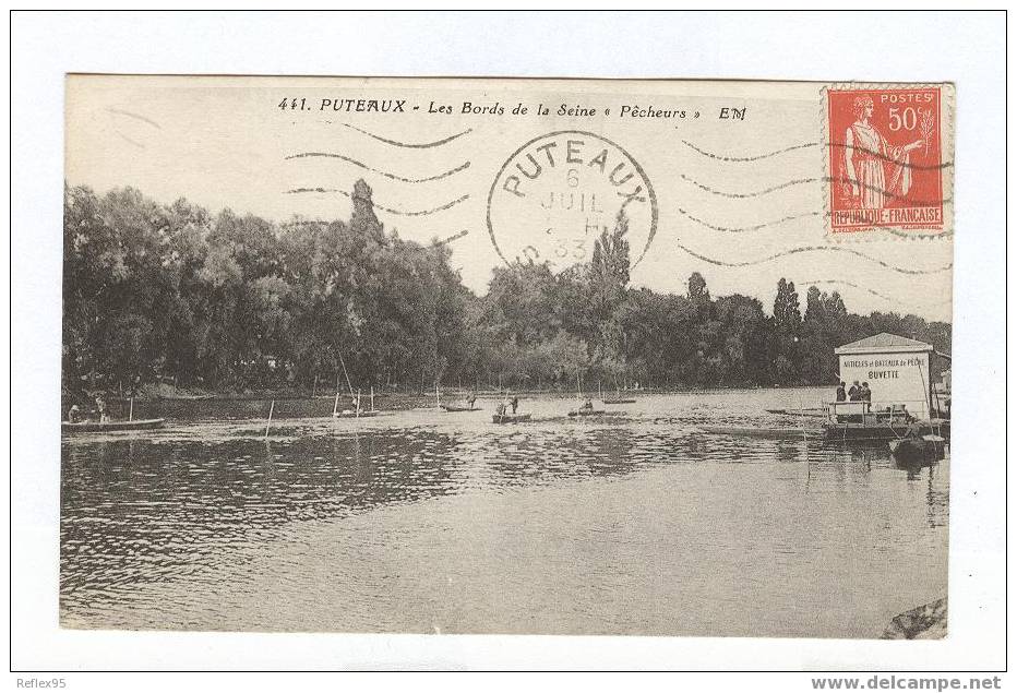 PUTEAUX - Les Bords De La Seine - Pêcheurs - Puteaux