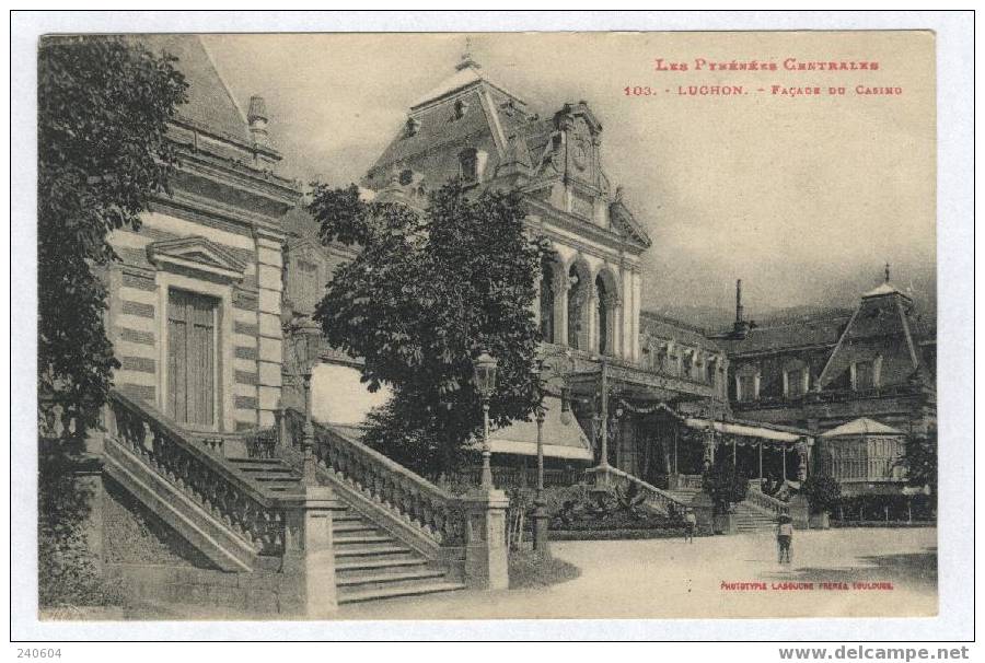 103  -  LUCHON  --  Façade Du Casino - Barbazan