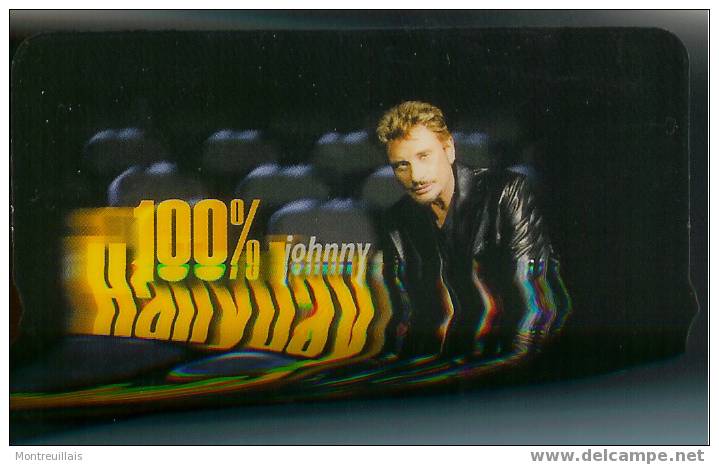 Télécarte Glacée Johnny Hallyday Kertel Année 2000 - Cultura