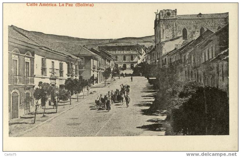 BOLIVIE - LA PAZ - Calle América - Bolivie