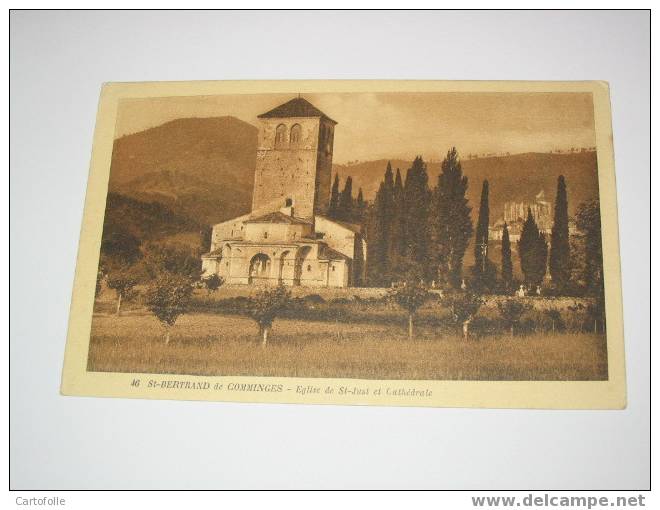 (228) -1- Carte Postale Sur Saint Bertrand De Comminges Eglise De St Just Et Cathédrale - Saint Bertrand De Comminges