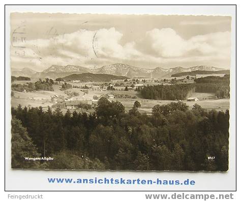 D 3983 - Wangen / Allgäu - S/w Foto Ak, Gelaufen - Wangen I. Allg.