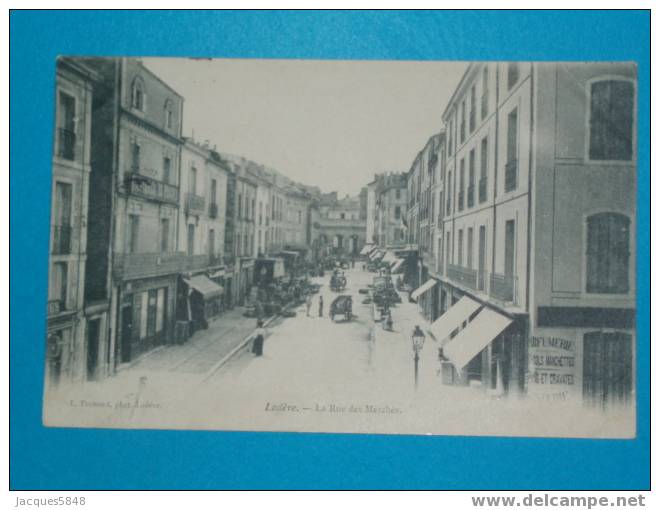 34) Lodéve  - La Rue Du Marché -  - Année  1904- Edit Froment - Tres Belle Carte - Lodeve