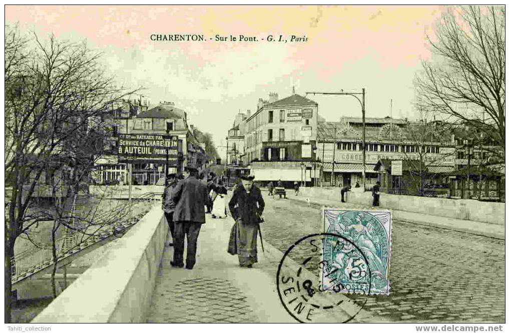 CHARENTON - Sur Le Pont - Charenton Le Pont