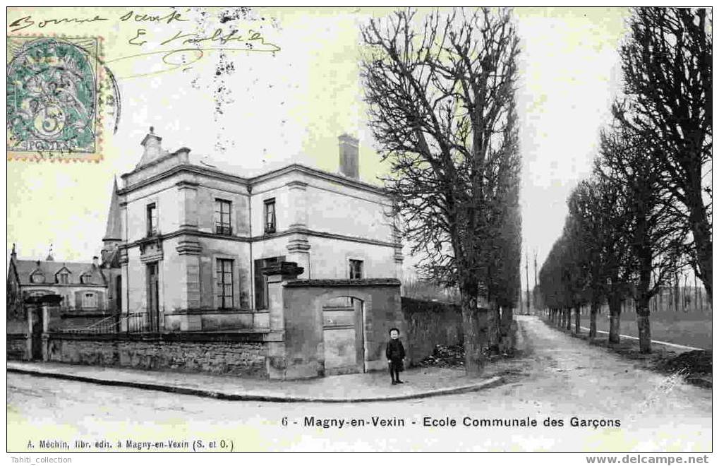 MAGNY-en-VEXIN - Ecole Communale Des Garçons - Magny En Vexin
