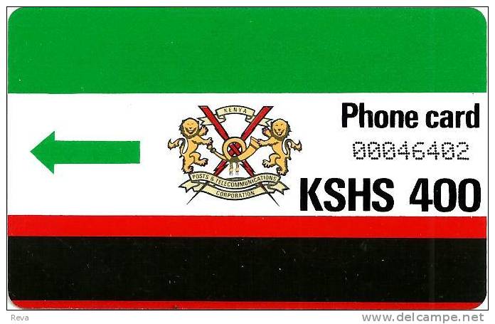 KENYA 400 SHILINGS 1ST FIRST AUTELCA ISSUE SLASHED 0 NO NOTCH  MINT KEN-04 CV$25US READ DESCRIPTION !! - Kenya