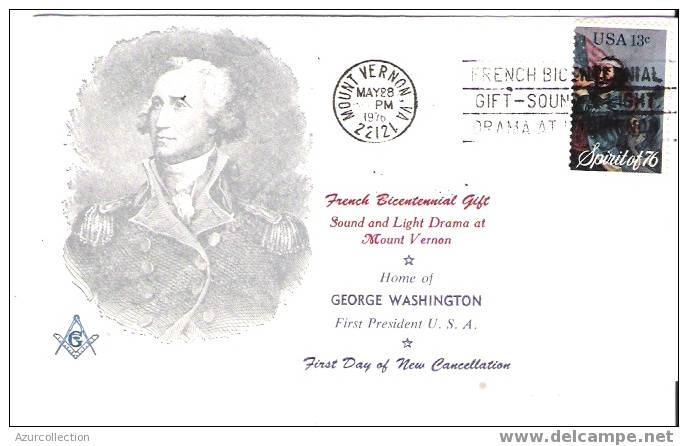 U.S.A. WASHINGTON .1976 - Freemasonry