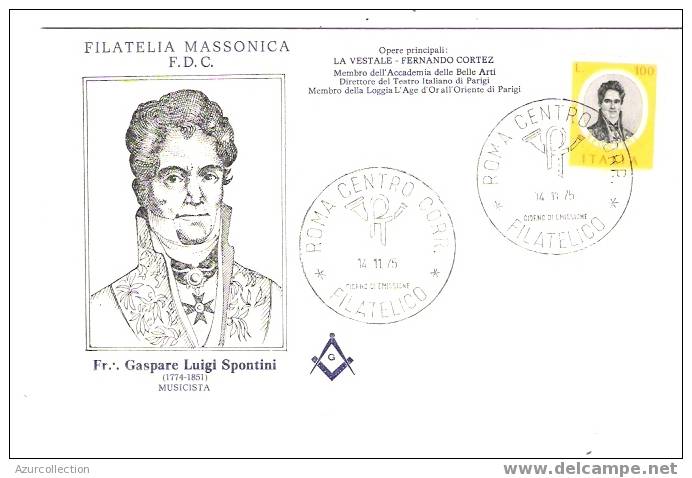ITALIE .SPONTINI .1975 - Freemasonry