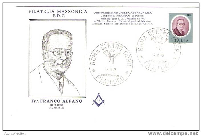 ITALIE .ALFANO .1975 - Franc-Maçonnerie
